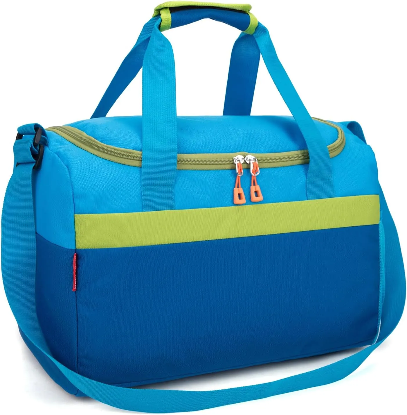 HawLander Sport Duffle Bag for Kids Boys or Girls, Small Gym Bag for Sports (Blue)