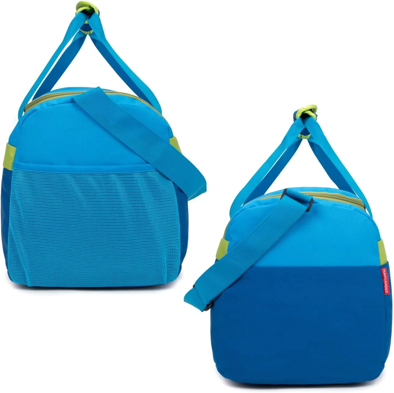 HawLander Sport Duffle Bag for Kids Boys or Girls, Small Gym Bag for Sports (Blue)