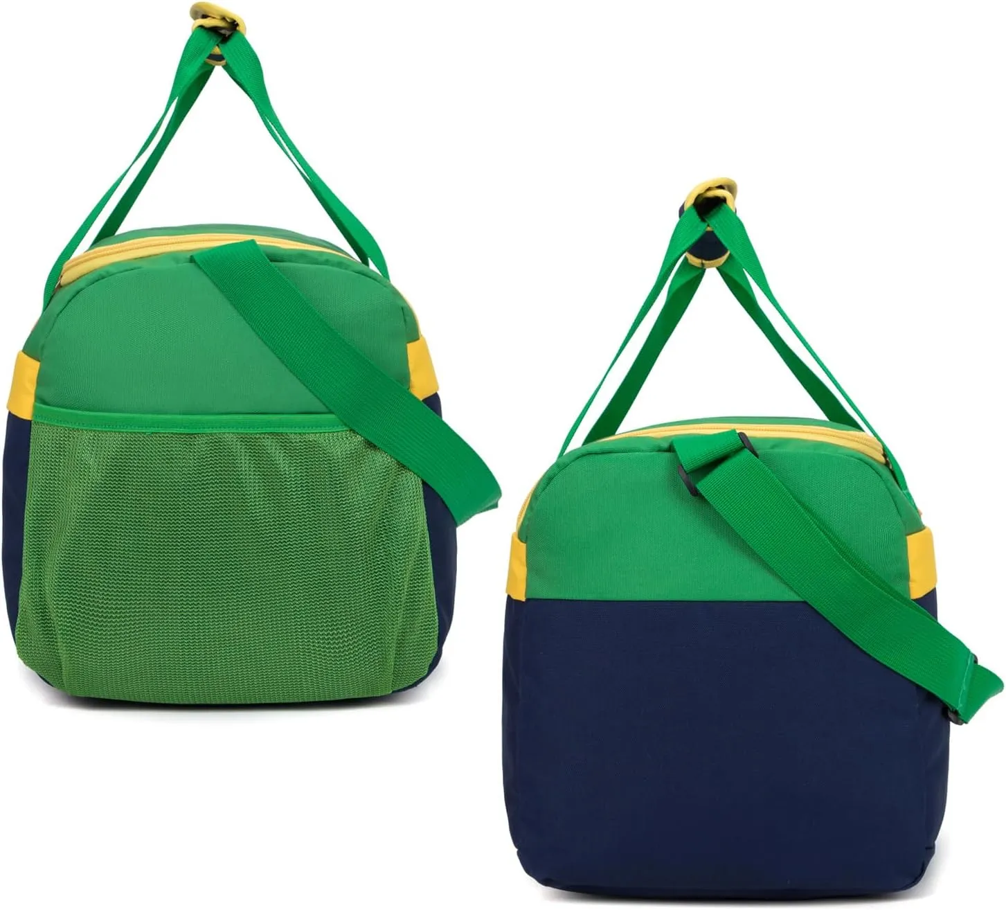 HawLander Sport Duffle Bag for Kids Boys or Girls, Small Gym Bag for Sports (Dark Blue Green)