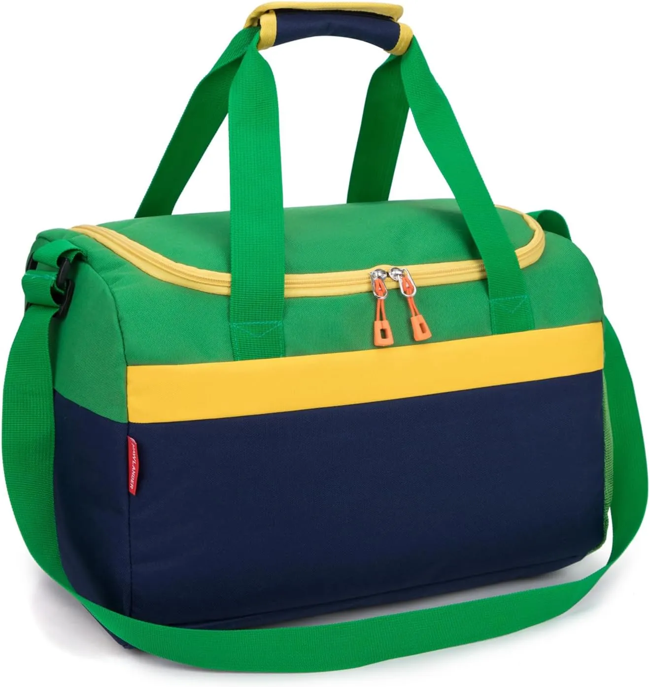 HawLander Sport Duffle Bag for Kids Boys or Girls, Small Gym Bag for Sports (Dark Blue Green)