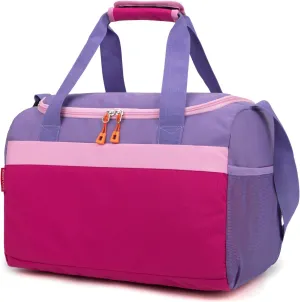 HawLander Sport Duffle Bag for Kids Boys or Girls, Small Gym Bag for Sports (Rose Purple)