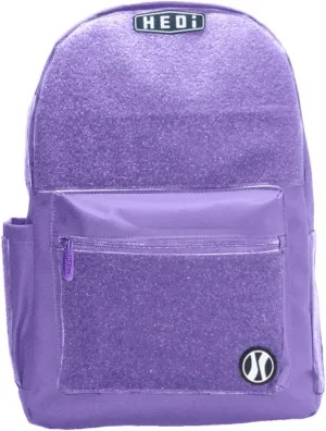 HEDiGEAR Everyday Backpack Camp (Lilac) – Medium 17L Backpack with Hook & Loop Panels for Patches, Multiple Storage and Media Pocket w/Headphone Port for Hiking, Work & Travel