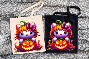 Hello Kitty Cute Devil Reusable Tote Bag