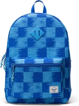 Herschel Supply Co. Heritage Backpack, Check Yourself Dazzling Blue, Youth-26L