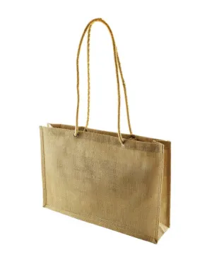 Hessian Bag with Rope Handles