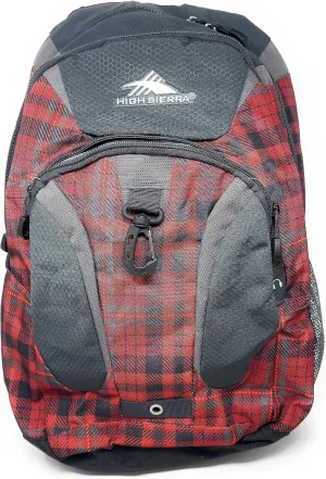 High Sierra Riprap Deluxe Padded Backpack Laptop Mp3 Cell Phone Pockets