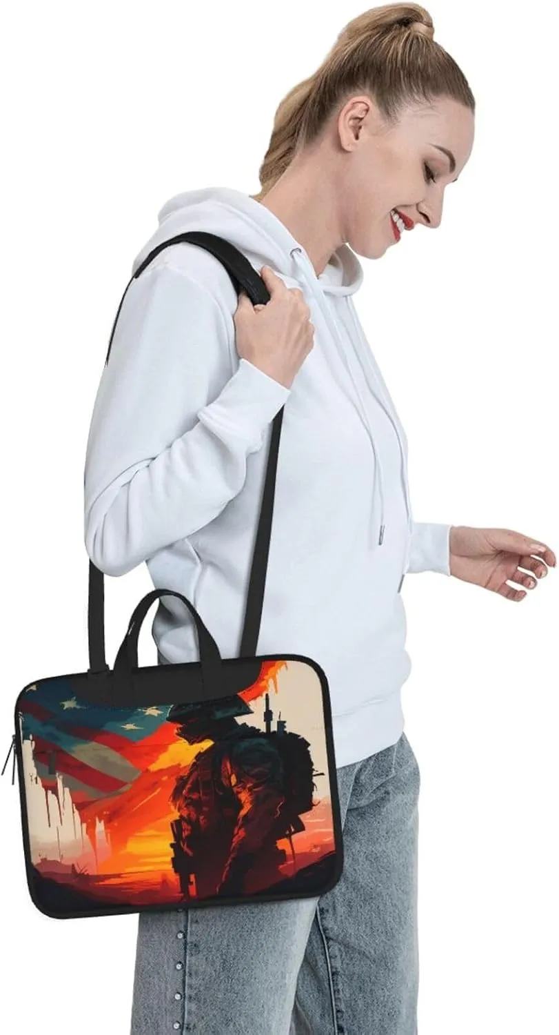 Highland-Cow Laptop Bag, 15.6 inch Laptop Case Shoulder Messenger Bag Briefcase Computer Bag for Men Women