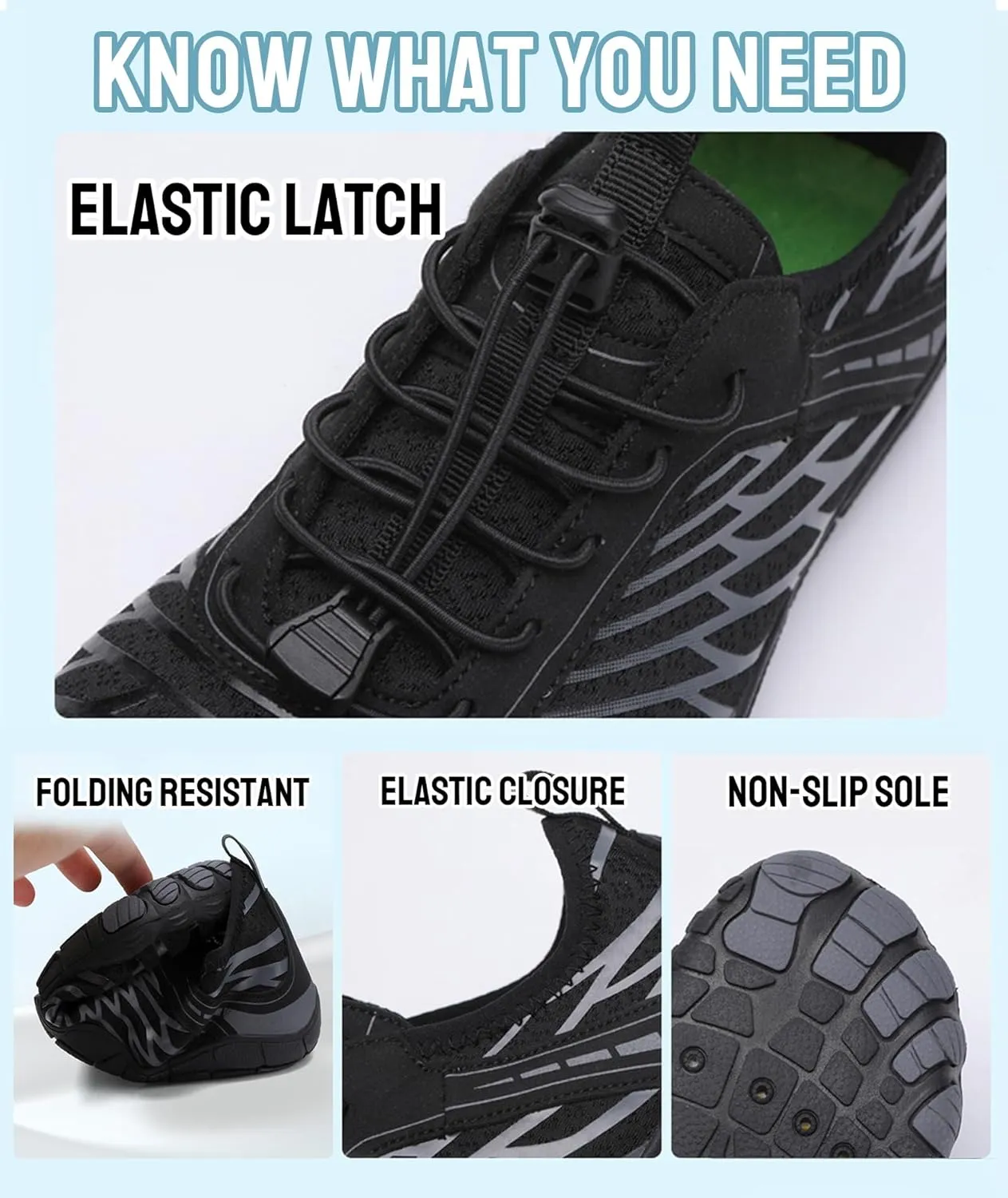 Hike Barefoot Shoes for Women Men Waterproof Trail Running Healthy & Non-Slip Barefoot Shoes
