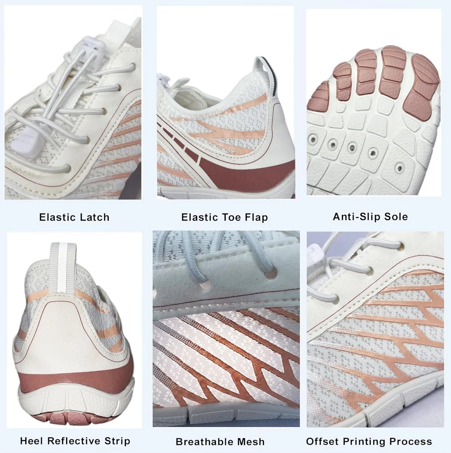 Hike Barefoot Shoes for Women Men with Wide Toe Box, Healthy & Non-Slip Breathable Barefoot Water Shoes Beach Pool Aqua Swim Surf Hiking Walking Shoes