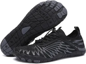 Hike Barefoot Shoes for Women Men with Wide Toe Box, Healthy & Non-Slip Breathable Barefoot Water Shoes Beach Pool Aqua Swim Surf Hiking Walking Shoes