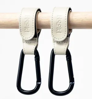 Hooki Duo Pram Clip Set - Ivory