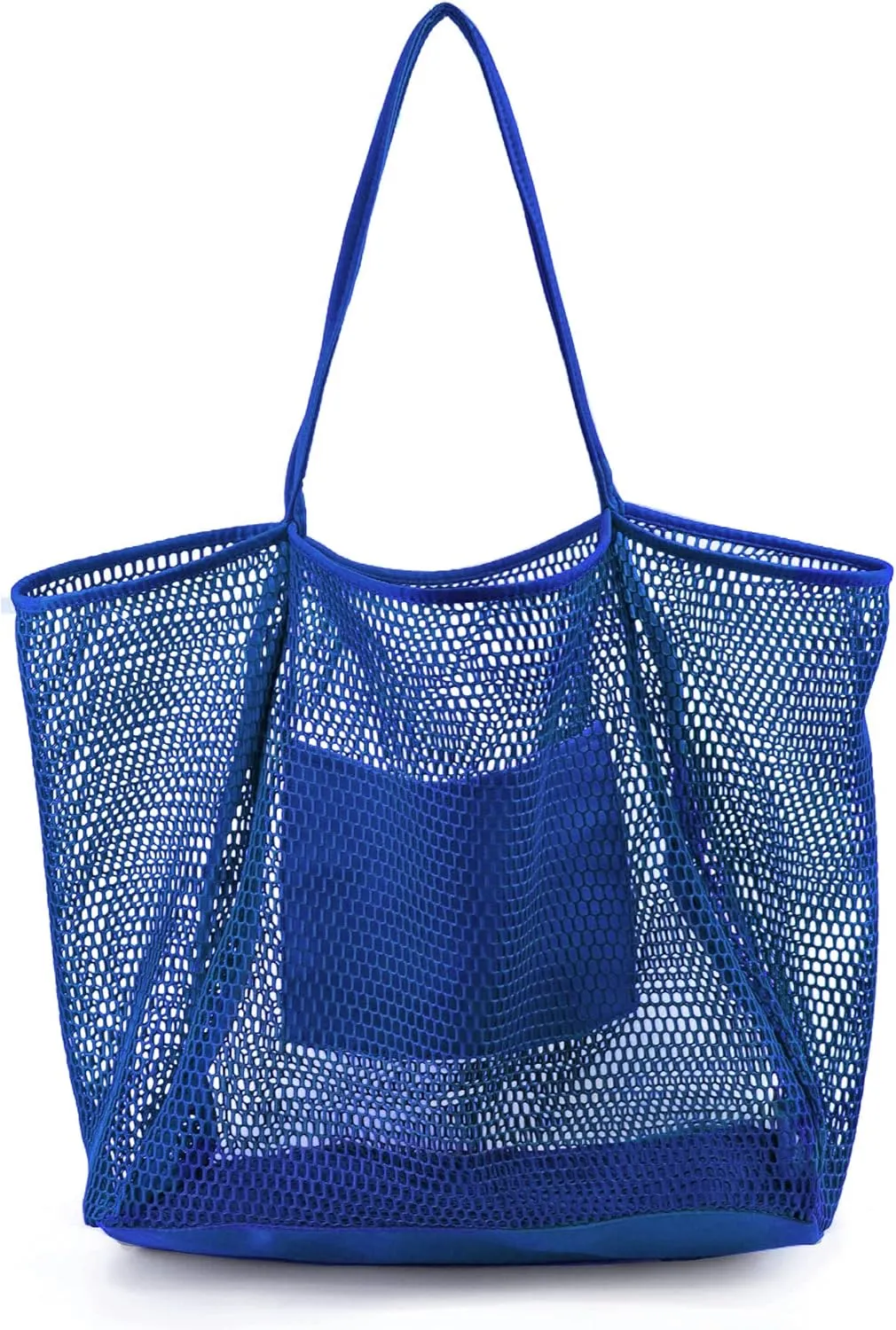 HOXIS Mesh Beach Tote Womens Shoulder Handbag