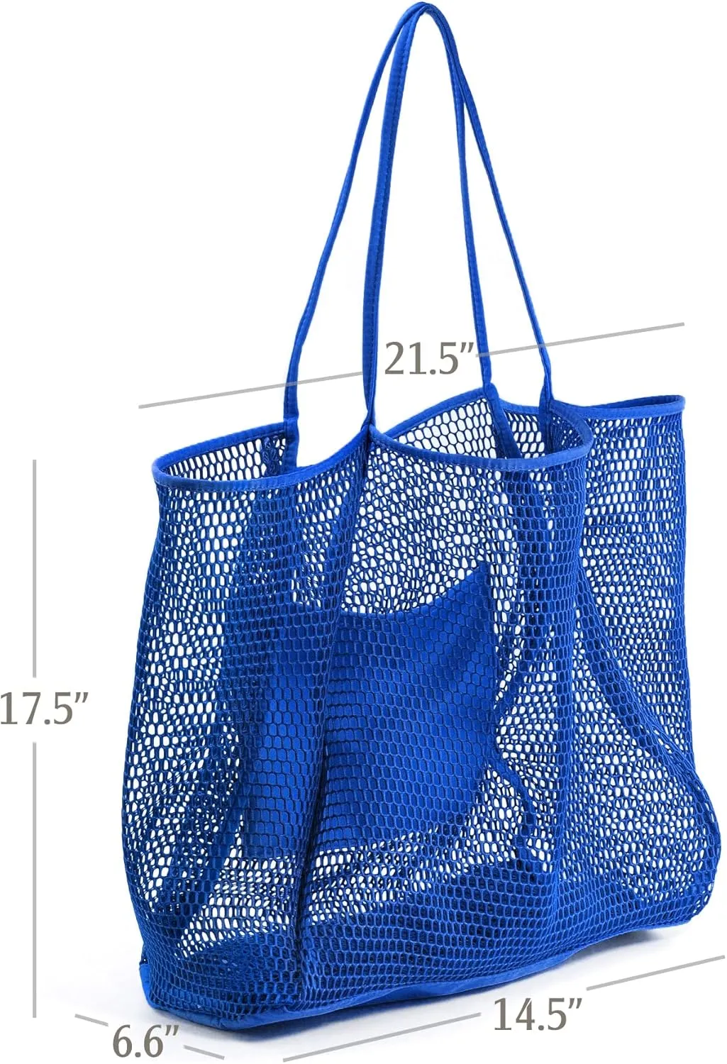 HOXIS Mesh Beach Tote Womens Shoulder Handbag