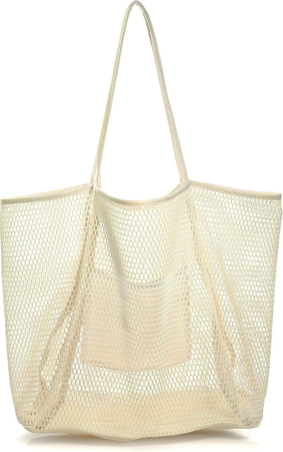 HOXIS Mesh Beach Tote Womens Shoulder Handbag