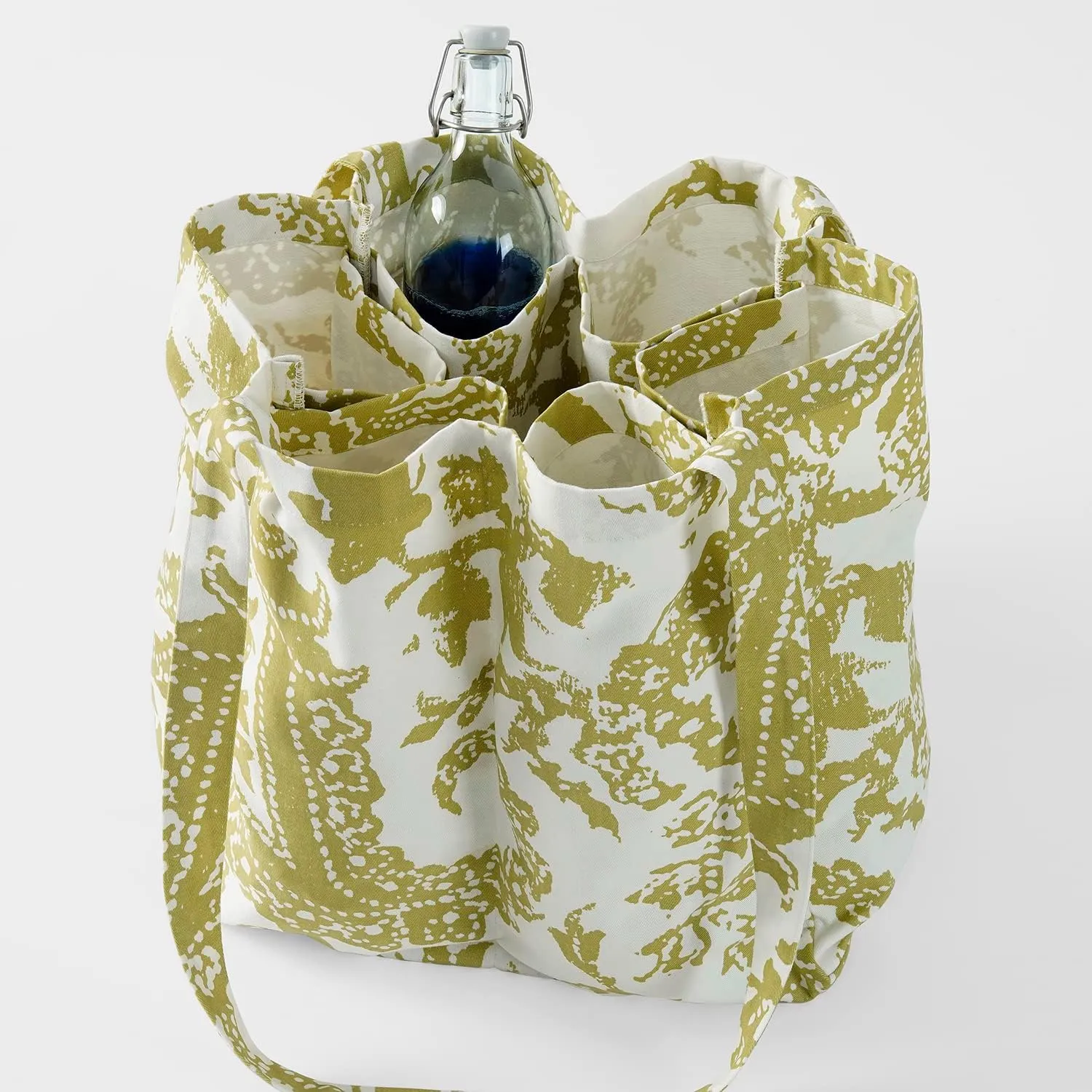 HPD Half Price Drapes Reusable Grocery Shopping Bags, 2 Pack 100% CottonTwill Tote Bags