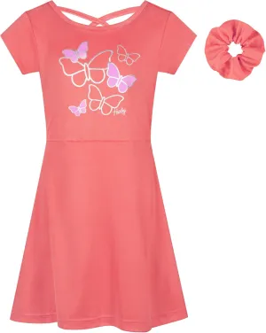 Hurley Girls' Short Sleeve Dress