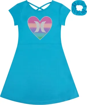 Hurley Girls' Short Sleeve Dress