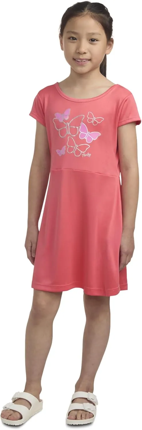 Hurley Girls' Short Sleeve Dress