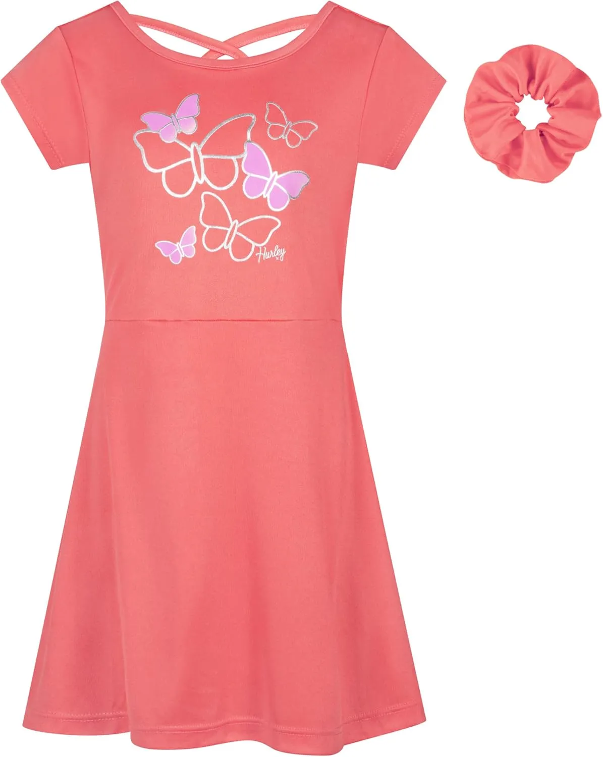 Hurley Girls' Short Sleeve Dress