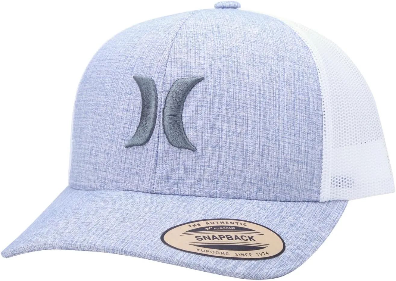 Hurley Men's Caps - Del Mar Mesh Panel Baseball Cap Trucker Hat - Snap Back Hats for Men