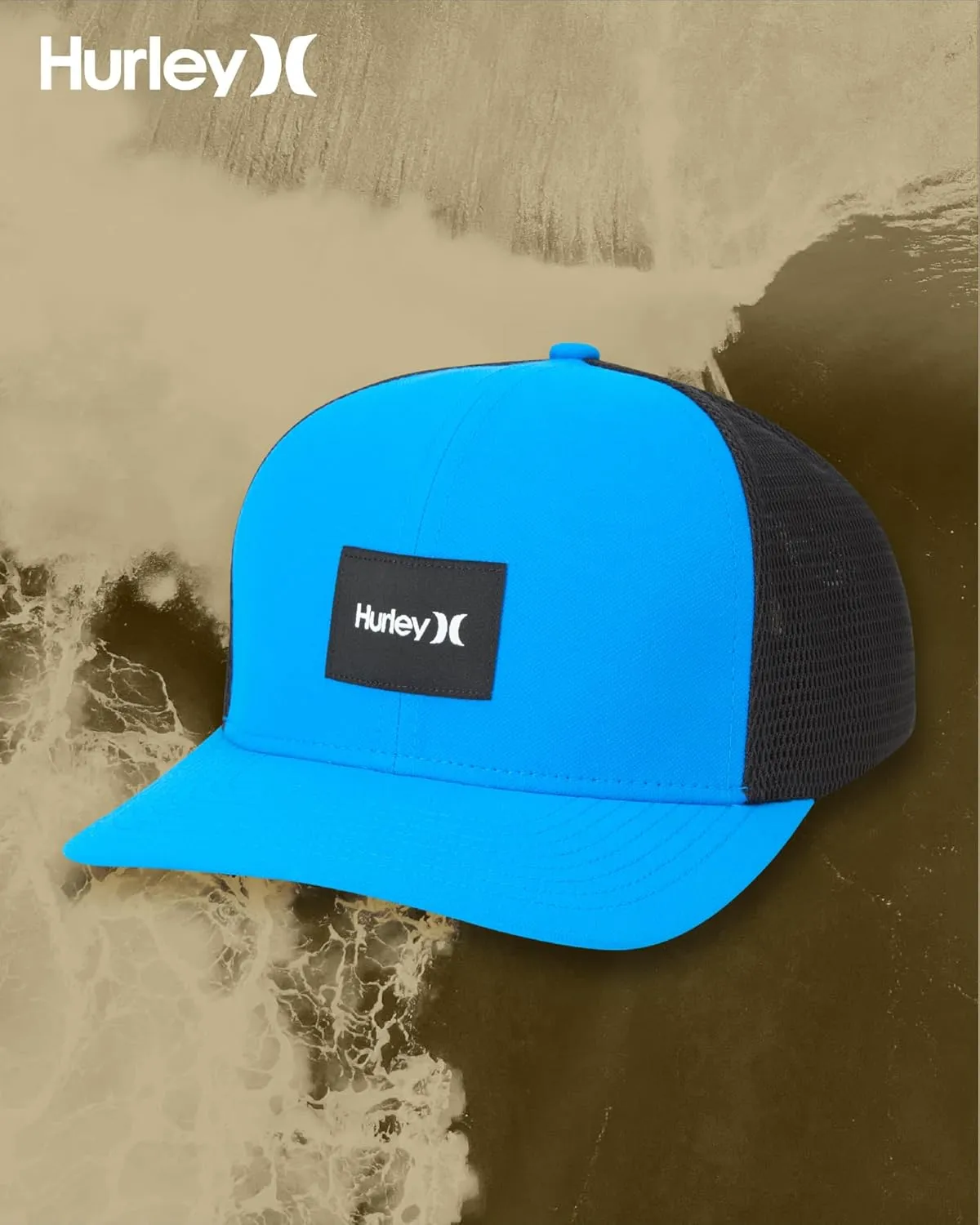 Hurley Men's Snap Back Hats - Fairway Trucker Mesh Baseball Cap Hats for Men