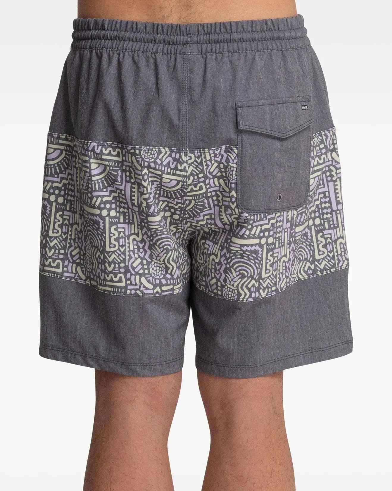 HURLEY VOLLEY - BEACH FIELD BOARDSHORT / BLACK