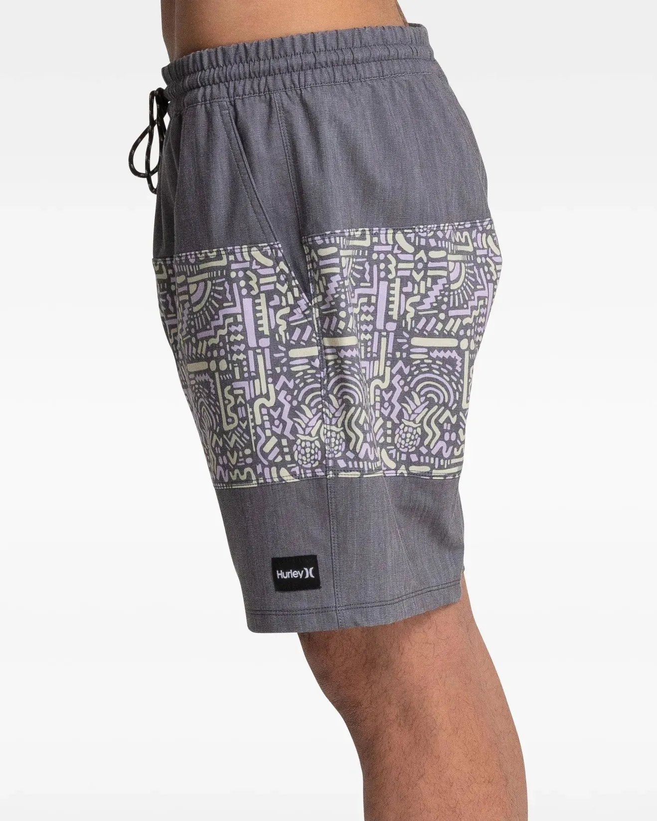 HURLEY VOLLEY - BEACH FIELD BOARDSHORT / BLACK
