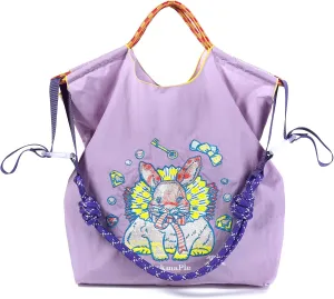 Hxkmale Women's Nylon tote Bag Leisure Work bag suitable for shopping cloth bags that can be carried on travel