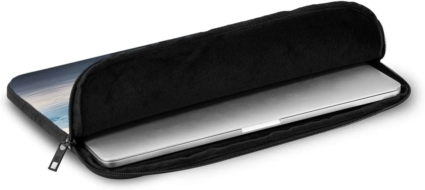 Icebergs Prints Shockproof Portable Laptop Sleeve Bag 15 inch - Lightweight Laptop Case for Men and Women Business Travel, Office Daily Use