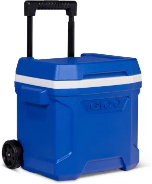IGLOO Passive Profile II 16 Roller, Blue Thermal Box with Telescopic Handle and Wheels, 15 Litres