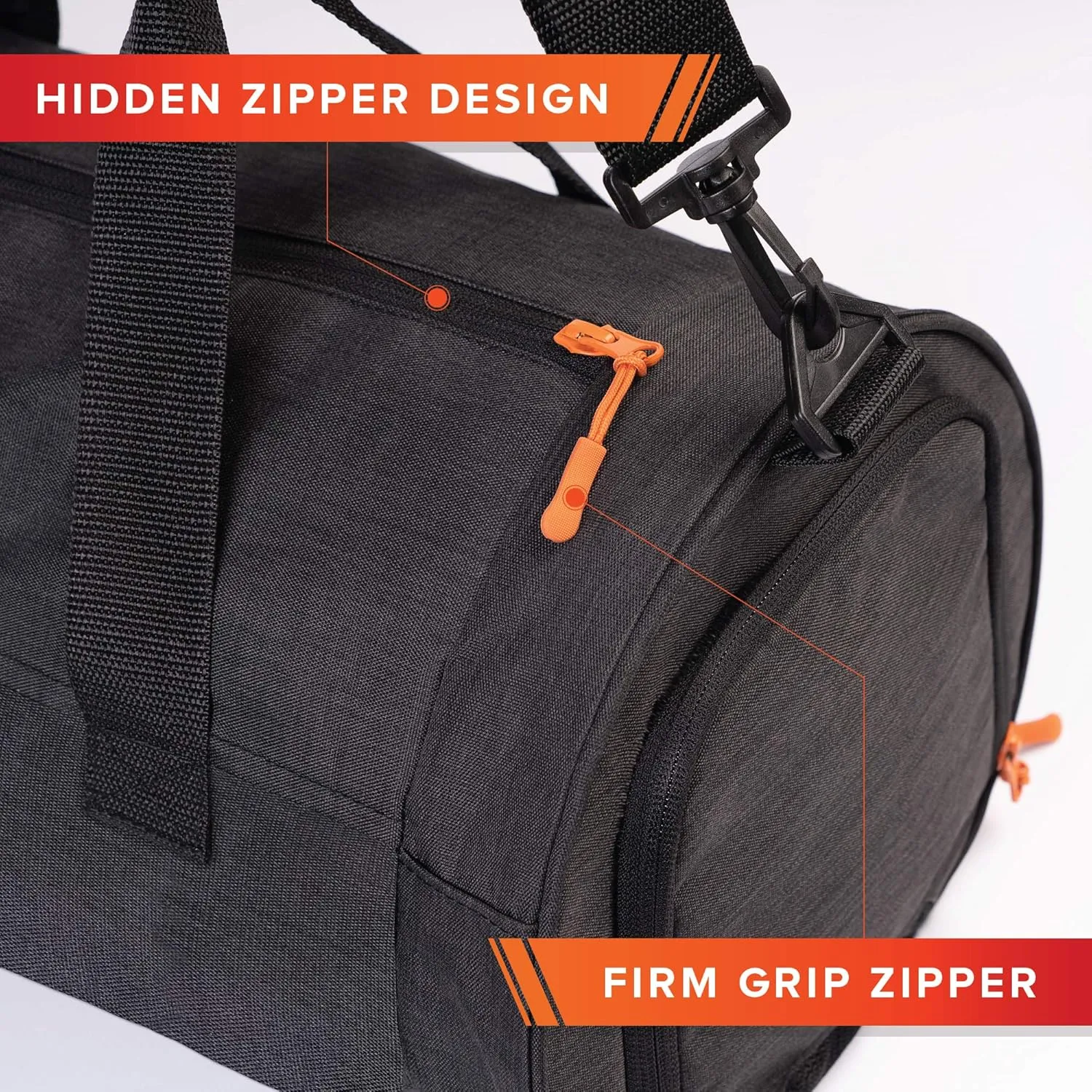 INK IVY Water Resistant Gym Bag with Separate Shoes Compartment