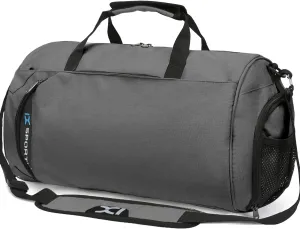INOXTO Small Sports Gym Bag，Travel Duffel Bag with Dry Wet Pocket and Shoes Compartment for Women and Men，35L Waterproof Weekender Fitness bag For Swim Sports Travel Working Out (dark grey 2)