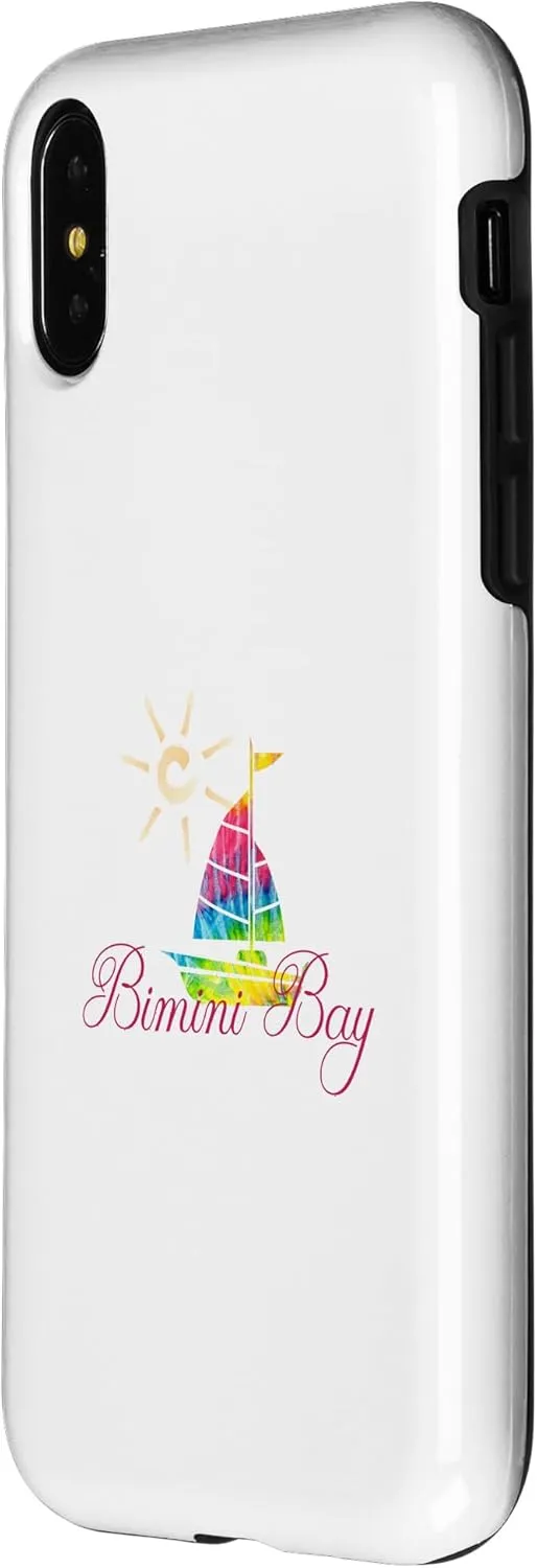 iPhone X/XS Bimini Bay Tye Dye Sailboat Case
