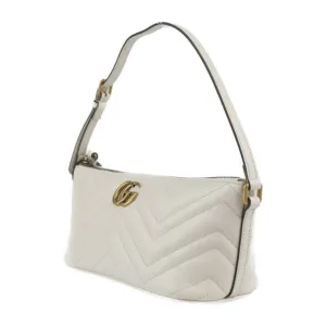 Ivory Shoulder 739166 Hardware GUCCI GG Elegant Gold White Handbag Trusted by customers Bag Marmont Quilted