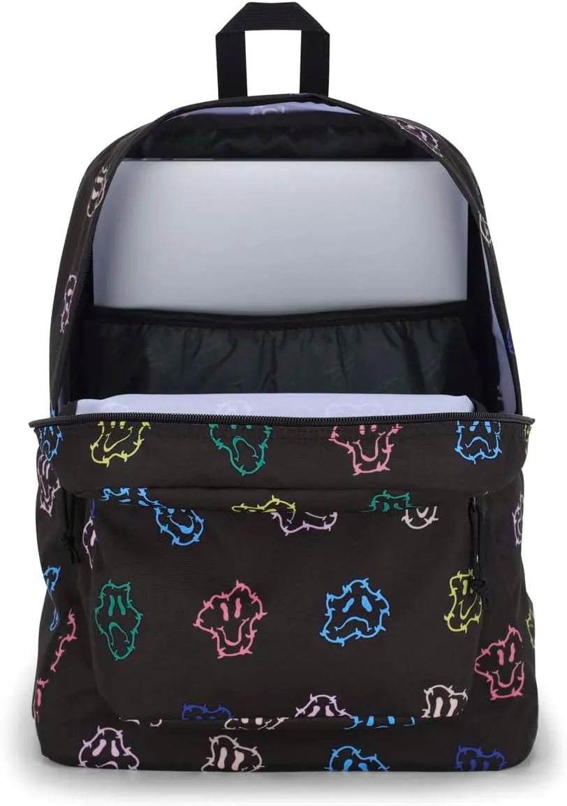 JanSport SuperBreak Plus Backpack with Padded 15-inch Laptop Sleeve and Integrated Bottle Pocket - Spacious and Durable Daypack for Work and Travel - Barbed Wire Buddy