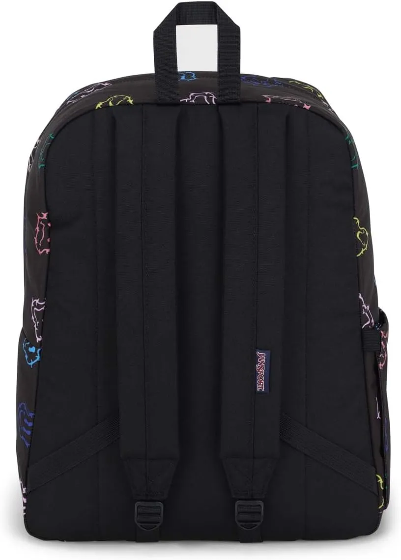 JanSport SuperBreak Plus Backpack with Padded 15-inch Laptop Sleeve and Integrated Bottle Pocket - Spacious and Durable Daypack for Work and Travel - Barbed Wire Buddy