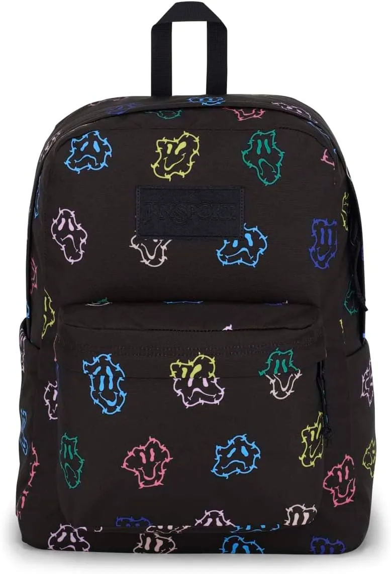 JanSport SuperBreak Plus Backpack with Padded 15-inch Laptop Sleeve and Integrated Bottle Pocket - Spacious and Durable Daypack for Work and Travel - Barbed Wire Buddy