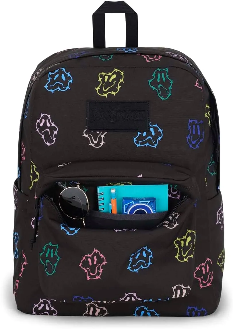 JanSport SuperBreak Plus Backpack with Padded 15-inch Laptop Sleeve and Integrated Bottle Pocket - Spacious and Durable Daypack for Work and Travel - Barbed Wire Buddy