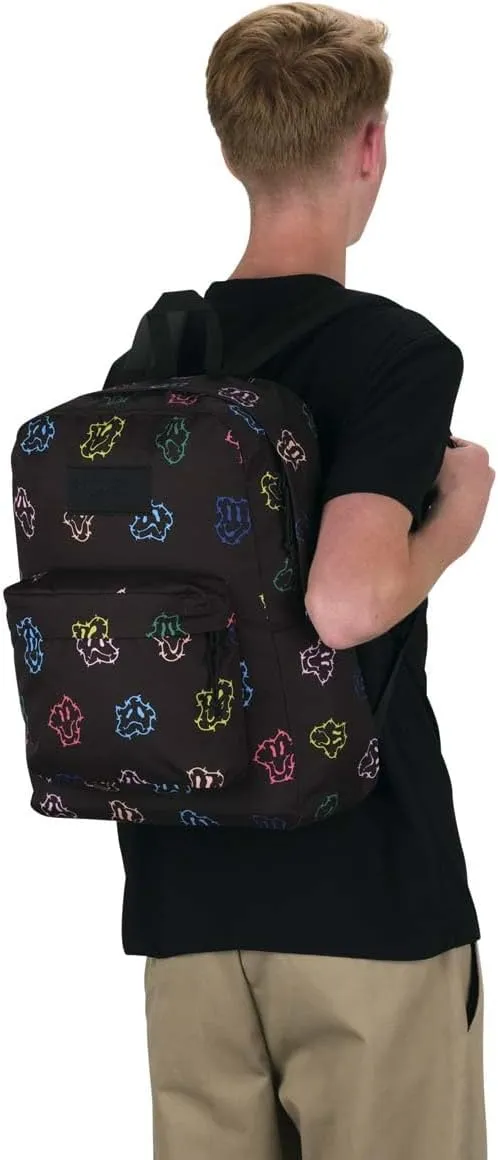 JanSport SuperBreak Plus Backpack with Padded 15-inch Laptop Sleeve and Integrated Bottle Pocket - Spacious and Durable Daypack for Work and Travel - Barbed Wire Buddy