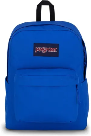 JanSport SuperBreak Plus Backpack with Padded 15-inch Laptop Sleeve and Integrated Bottle Pocket - Spacious and Durable Daypack for Work and Travel - Blue Iolite