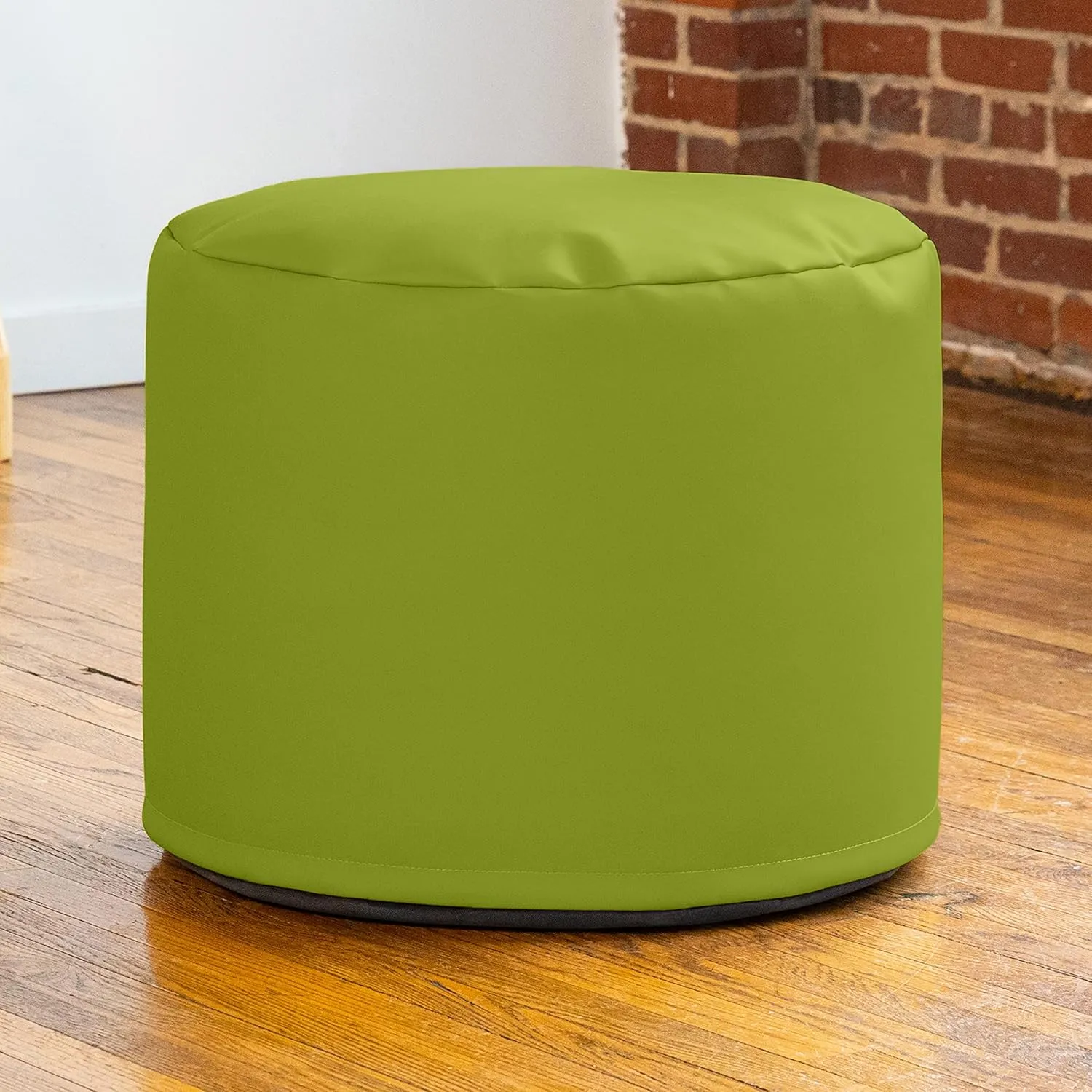 Jaxx Mallo Modular Pouf Classroom Bean Bag Seat, Premium Vinyl - Green