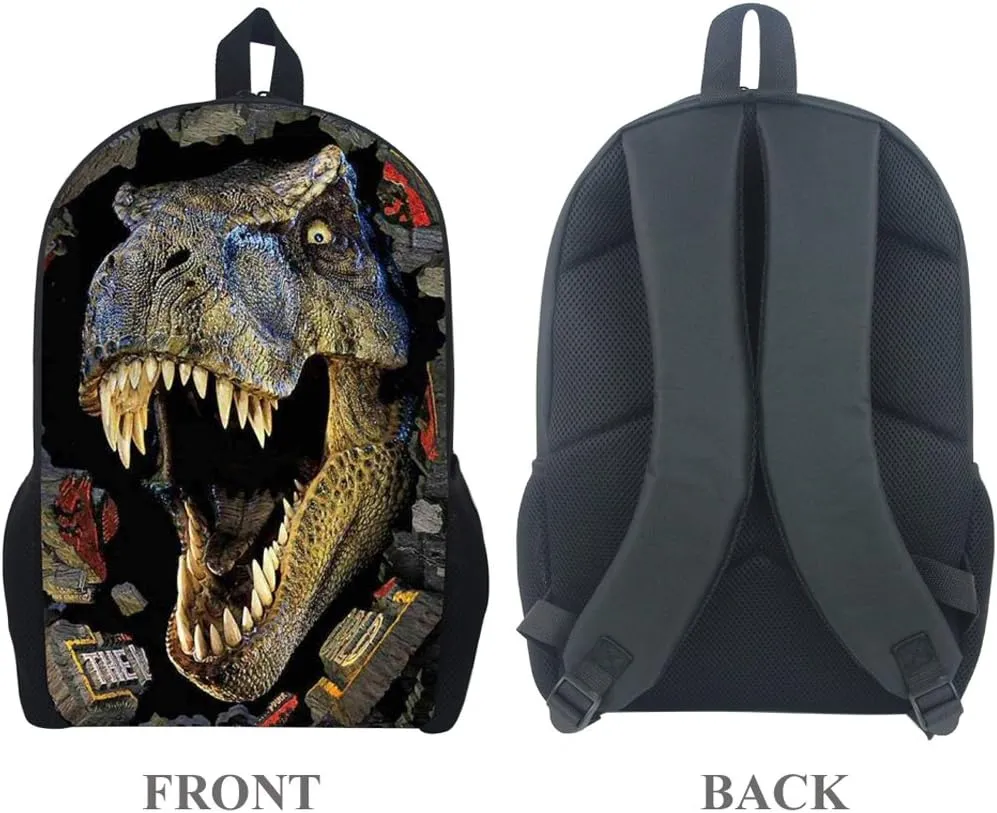 JeremySport Dinosaur School Bag Rucksack Backpack