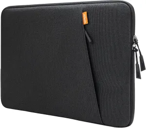 JETech Laptop Sleeve for 13-14Inch MacBook Air/Pro (M4/M3/M2/M1) 2021-2025, 13-13.6 Inch Notebook, Waterproof Shock Resistant Bag Case with Accessory Pocket (Black)