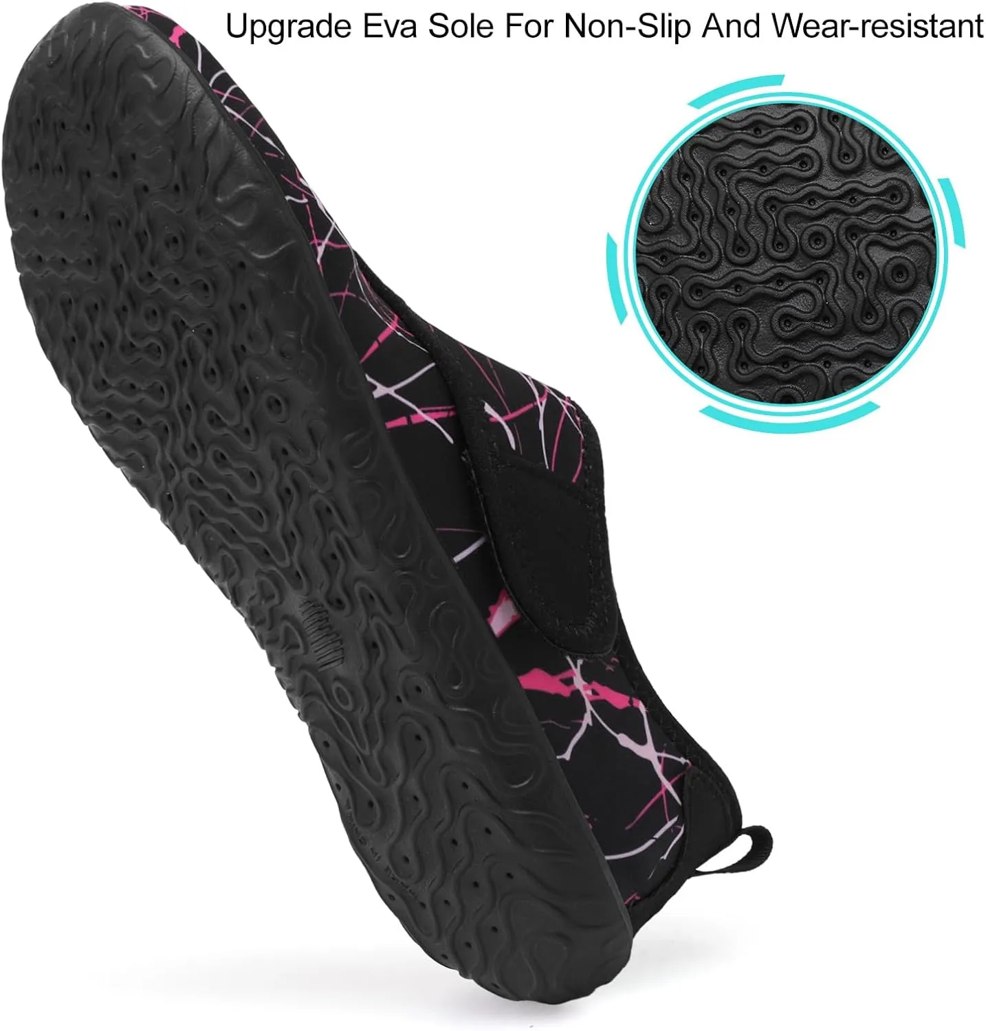JIASUQI Athletic Hiking Beach Water Shoes Barefoot Aqua Swim Sports Walking Shoes for Women Men