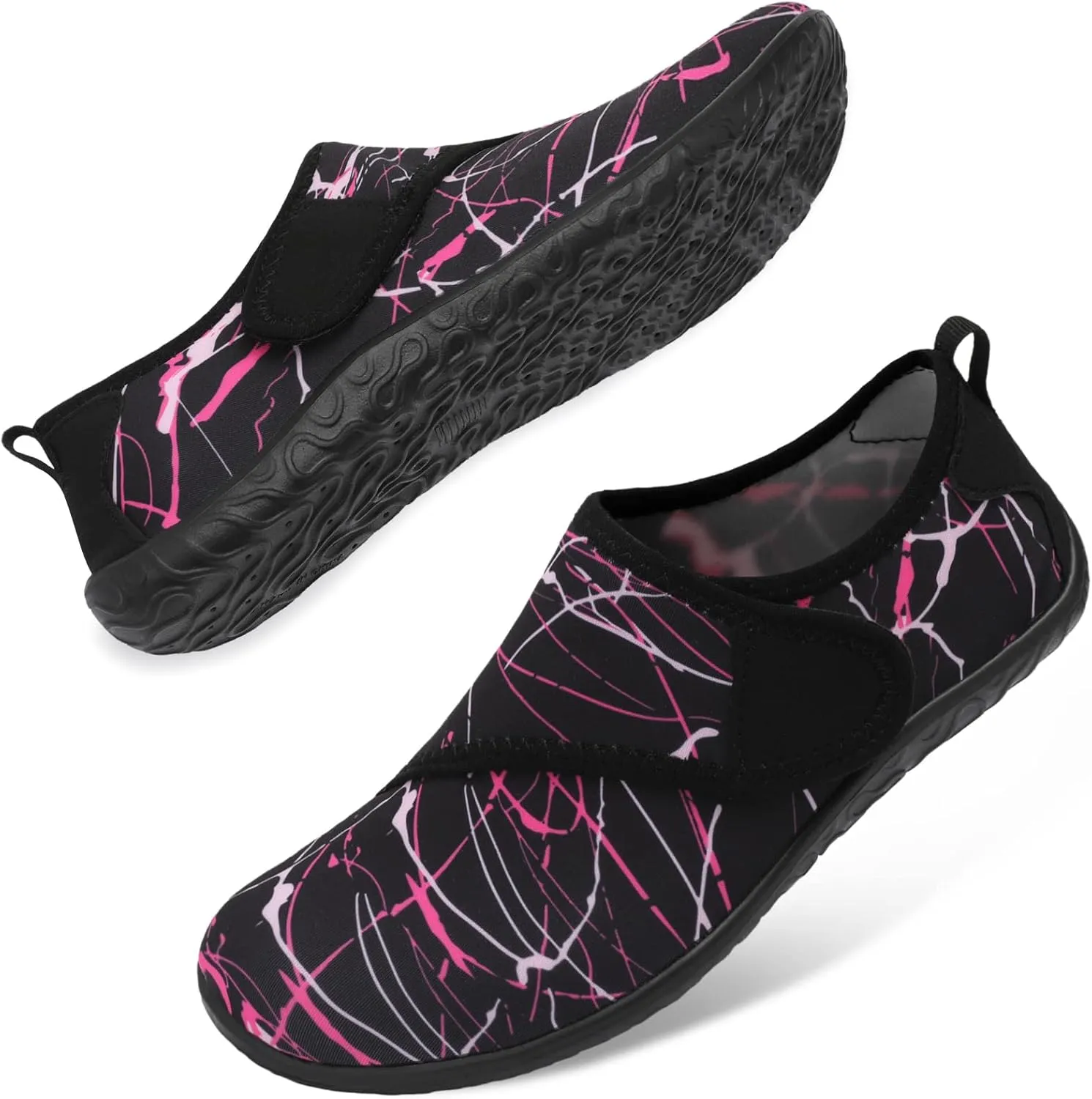 JIASUQI Athletic Hiking Beach Water Shoes Barefoot Aqua Swim Sports Walking Shoes for Women Men