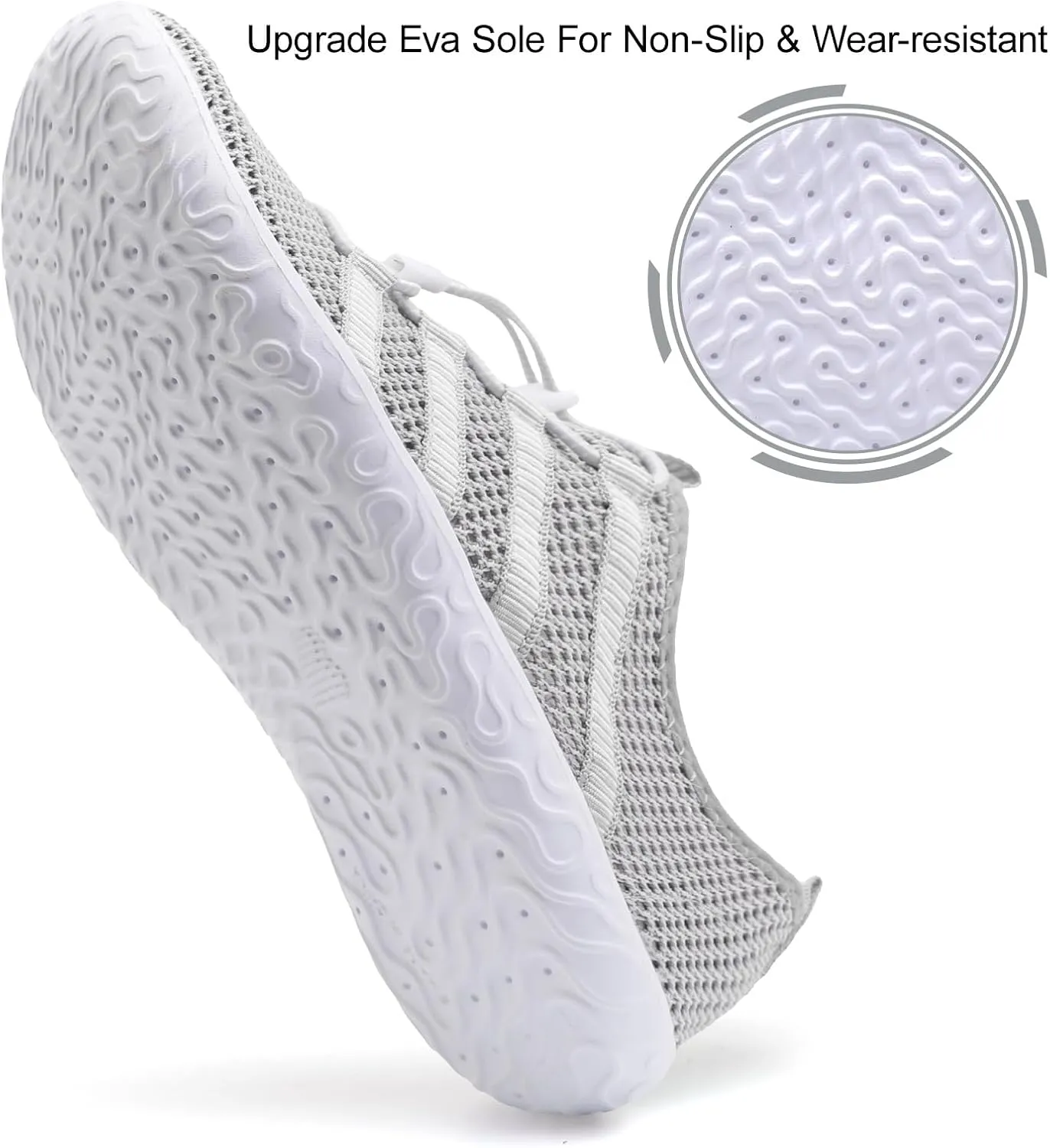 JIASUQI Athletic Hiking Beach Water Shoes Barefoot Aqua Swim Sports Walking Shoes for Women Men