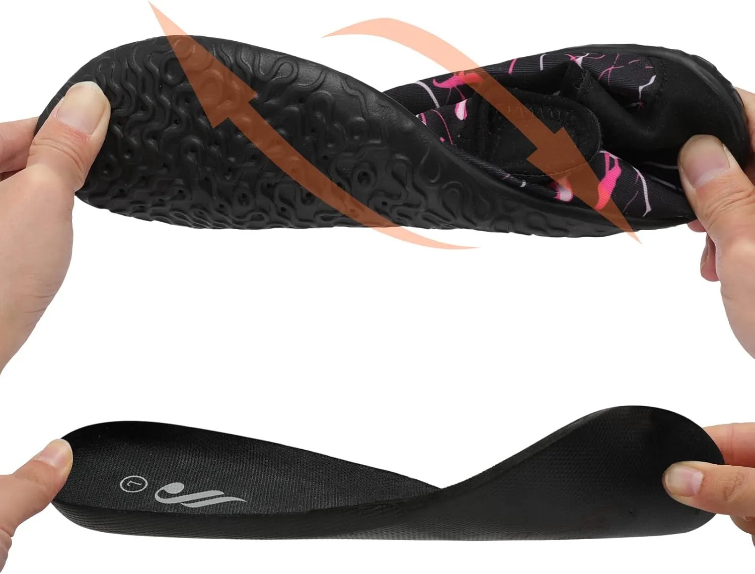 JIASUQI Athletic Hiking Beach Water Shoes Barefoot Aqua Swim Sports Walking Shoes for Women Men