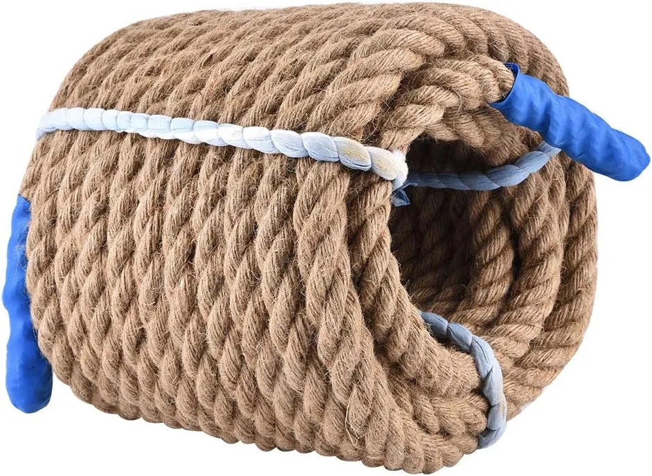 Jute Rope, Safe Friction Heavy Duty Climbing Jute Rope, Wear for Packing