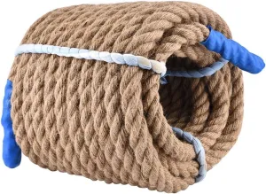 Jute Rope, Safe Friction Heavy Duty Climbing Jute Rope, Wear for Packing