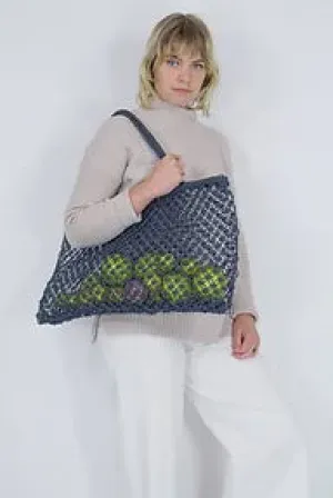 Jute String Shopper - Charcoal